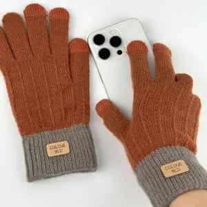 [하프클럽/]투톤 여성 장갑 스마트폰 터치 장갑 겨울장갑