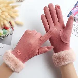 겨울 여성장갑 스마트폰 터치장갑 기모 벨벳 운전장갑 스마트폰장갑