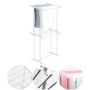 2단 실내 건조대 빨래건조대 빨래걸이 공간활용 베란다빨래건조대