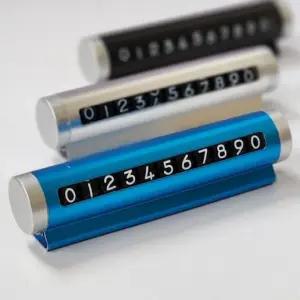 주차 다이얼 디테일 구성 번호판 알림판 차량용 자동차 전화번호 연락처