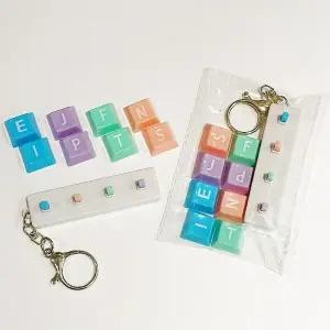 mbti 키보드 키링 키캡 만들기 (WFJ7CAF)