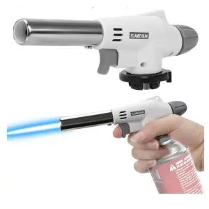 토치 캠핑 요리 가정 안전 원터치 점화 가스토치 부탄 가스토치 요리용