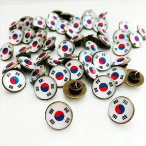 삼일절 태극기뱃지 대한민국 브로치 선물 뺏지 패션잡화 패션소품 문구