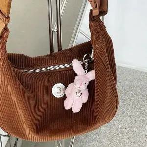 미니 진주목걸이 인형 토끼인형 WF553B3