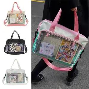 데코 투명 이타백 크로스백 숄더백 가방 데코백스퀘어 WE68C29