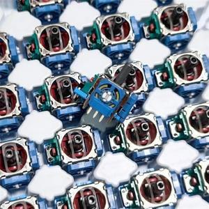 50pcs Ps5 Dualsense 컨트롤러의  기능 Playstation 5 조이스틱 버튼 2.3K 파란색 전위차계 호환  3D 아날