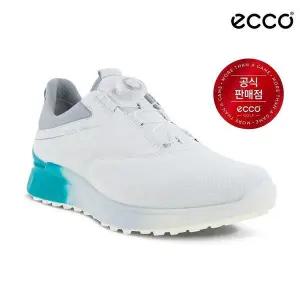 에코 S-쓰리 보아 남성 골프화 102954-60628 화이트캐리비안콘크리트