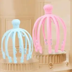 360도회전 문어발 두피 머리 지압 안마기 마사지기 랜덤 (WFKAEMB)