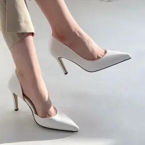 고품질 스틸레토 토라인 베이직 하이힐 여성오피스구두 (WFKA0QL)