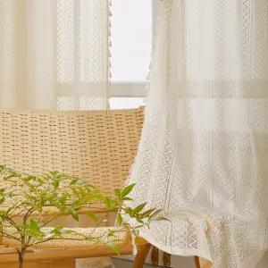 감성 레이스 커튼 아일릿형 가리개 속커튼 145X200