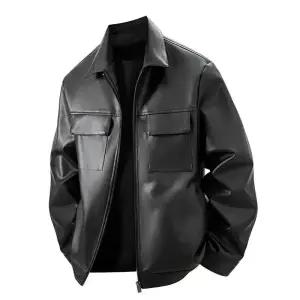가을 겨울 남성용 빅사이즈 트렌드 가죽 재킷 점퍼 블레이저 패피4
