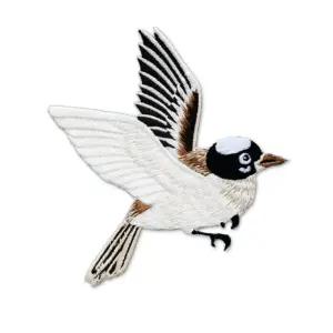 참새 와펜 한복 의류 장식 수선 리폼 자수패치 (WFKAIF6)