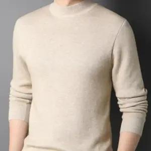 목폴라 터틀넥 니트 긴 팔 가을 겨울 봄 이너 티셔츠 (WFKAEOY)