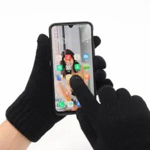 [하프클럽/]터치장갑 방한 털 장갑 등산용 방풍 기모 스마트폰