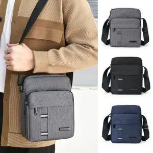 [하프클럽/]남성 출근용 크로스백 방수 스크래치 방지 듀얼