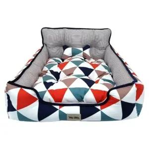 강아지집 삼알찬각패치 대 1P 애견 침대 쿠션 방석 쇼파