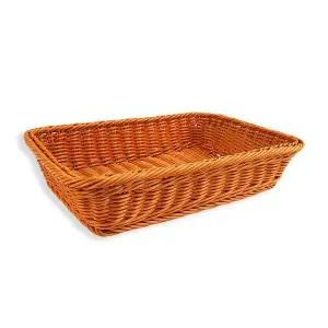 [하프클럽/]사각 등나무 과일바구니 간식바구니 과일바구니 사각