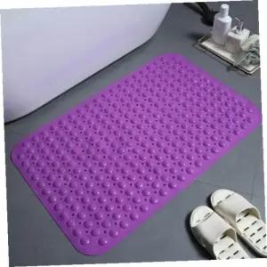 욕실 미끄럼베스트 방지 매트 타일 흡착 고급 발매트 퍼플