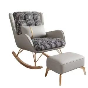 1인용 스윙체어 거실 쇼파 발받침 세트 고급 발코니 베란다 흔들의자