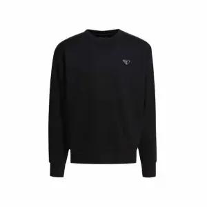 삼각 로고 맨투맨 블랙 남성 UJL90B 11OQ F0002