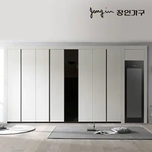 [장인가구][장인가구][T]단테 슬림 미러 스타일러 붙박이장 270cm