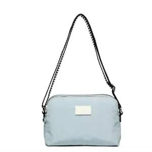 가벼운 외출 패브릭 가방 크로스백 블루