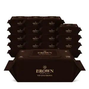 브라운 VIP 골드브라운 70매 캡형 20팩 아기물티슈