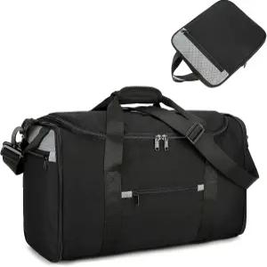 여행용 Uarition 접이식 더플백 남녀용 소형 체육관 가방 비행기용 더플백에 포장 가능한 휴대용