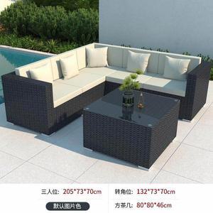 야외 라탄테이블 세트 쇼파 야외테라스 블랙 야외가구 테이블세트 카페 커피숍 휴양지 풀세트