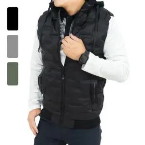 남성 가볍고 따뜻한 고주파 후드 패딩조끼_LS450TO2 WAF3A50