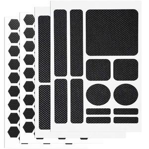 [미국배송] YMAPINC 접착 미끄럼 방지 마우스 그립 테이프 휴대폰 케이스 뒷면용 방수 테이프 컨트롤러 노트북 데칼 액세서리(블랙)