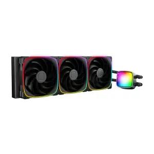 기하학적 미래 에스키모 프로 - 420mm AIO CPU 액체 물 냉각기 RGB PWM 스쿼마 2503B 140mm 팬 x 3- 핏