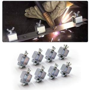 816PCS 자동차 도어 시트 금속  클램프 용 용접 클립 홀더 스킨 패널 포지셔너