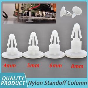 10203050pcs 나일론 플라스틱 스탠드 오프 기둥 랙 마우스 보드 PCB 회로 기판 역방향 열 지원 Dia.4-8mm