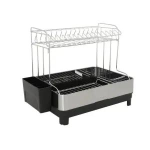 고퀄리티   수납 스텐 식기대 2단 조리도구 접시 설거지 건조