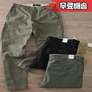 루즈핏 코튼 작업 바지 스트레이트 레그   캐주얼 봄 가을 겨울 청소년 남자아이들이 좋아하는 카고