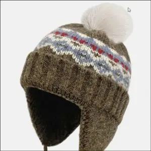 방한 턱끈 귀달이 노르딕 귀도리 겨울 비니 니트모자 방울모자