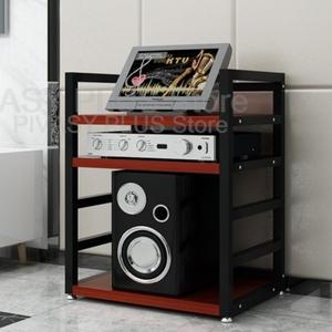 3-5단 오디오 랙 하이파이 장비 선반 고강도 스피커 스탠드 넓은 수납 브래킷 앰프용 사운드 시스템 DJ 스