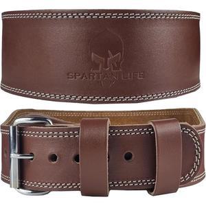 빅터부도 USA 스파르탄 역도 벨트(두께 5mm) - 남녀용 순정 가죽 팅 벨트 짐 기능성 운동 역도, 파워 팅, 스쿼트 및 데드 트를 위한 조절 가능한