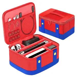 9 - 닌텐도 스위치 올인원 대용량 수납 가방 마리오 파우치 여행용 케이스 조이콘 프로콘 멀티 보관함