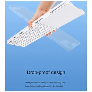 애플 아이맥 매직 키보드용 Bestand 2-in-1 스탠드 트레이 프레임 터치 ID 트랙패드 A1644 2449 A1535 베이