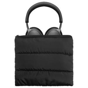 [미국배송] 지크리아 노바 헤드폰 퍼프 파우치 보스 큐쿨트라 QC45 JBL TUNE 520BT 소니 WH-CH720N 등과 호환 헤드셋 휴대용 가방 오버이어 헤드폰용 소프트 여행용 파우치 케이스(블랙)