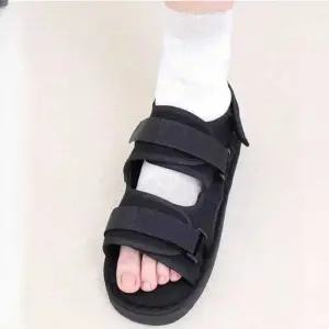 캐스트 슈즈 쿠션 슬리퍼 발깁스 여름 골절 찍찍이 조절식