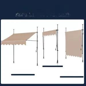기둥식 차양식 무타공 테라스 상가 캐노피 카페 천막