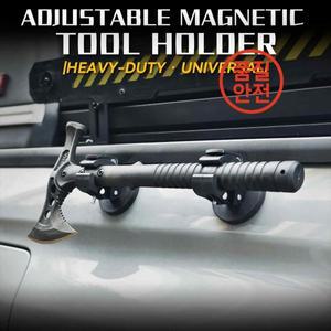 조절식 자석 공구 홀더 자동차 오프로드 SUV 개조 여행 DIY 도끼 막대 삽 범용 클립