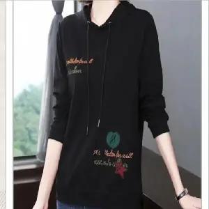 여성후드티셔츠 레터링 후드티 봄 가을 여성 티셔츠 아웃도어