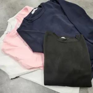 여자 무지 봄 가을 맨투맨 빅사이즈 박스 티셔츠