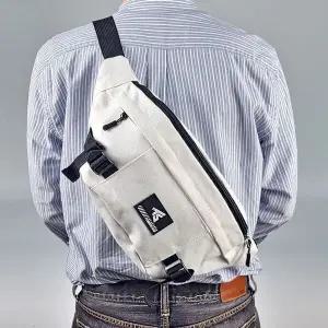 [하프클럽/]남성 슬링백 바디백 크로스백 캔버스 가방 여행용 가방
