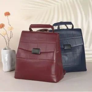 [하프클럽/]4컬러 고급스러운 미니멀 백팩 출근가방 미니백팩