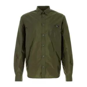 버튼업 체스트 포켓 나일론 셔츠 SC834SOOO1WQ9 F0161